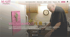 Desktop Screenshot of molst.org